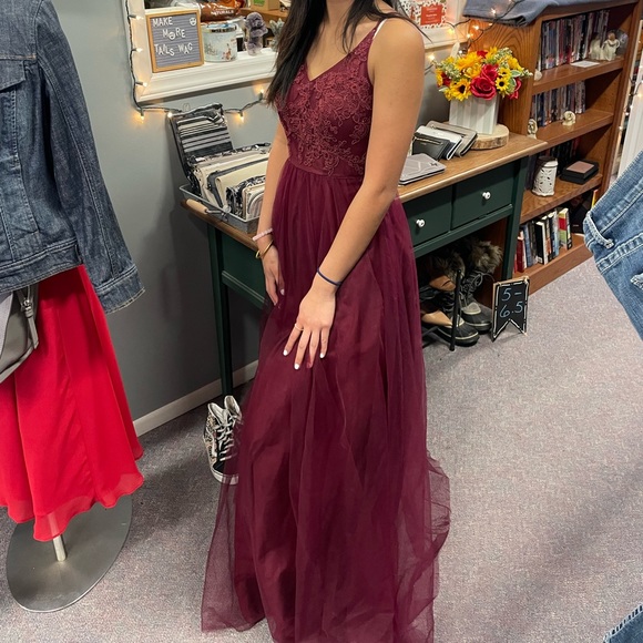 Dresses & Skirts - Burgundy Prom Dress